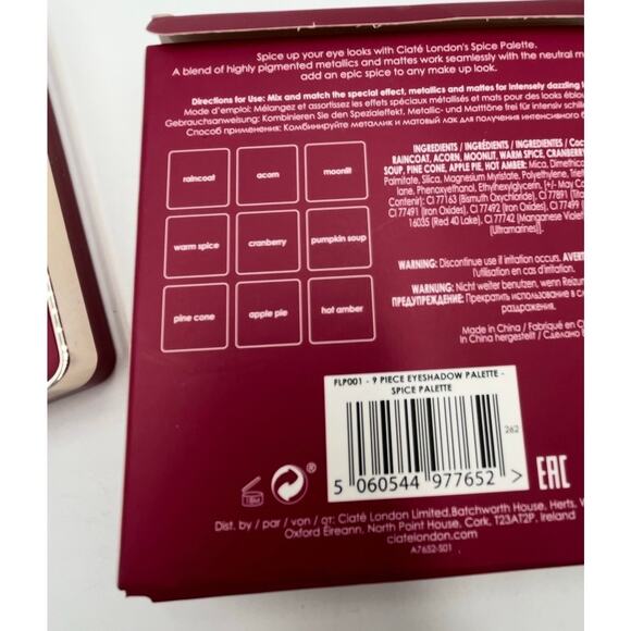 Ciaté London All About the Eyes Kit Collectable 9 Eyeshadow Fall Spice Palette - Picture 4 of 8